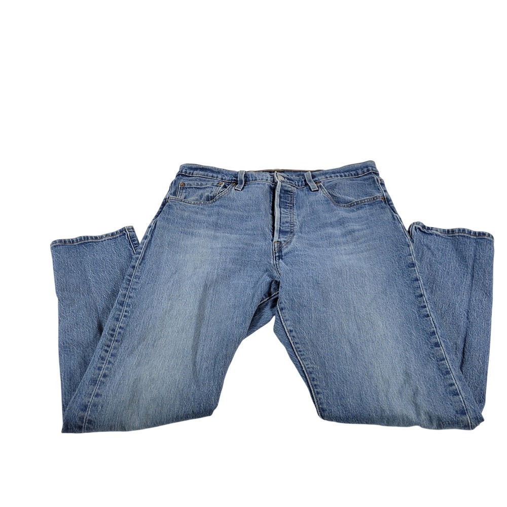 Levi Strauss & Co‎ 501s Skinny Women's Jeans W33 L30 Blue Wash Button Fly